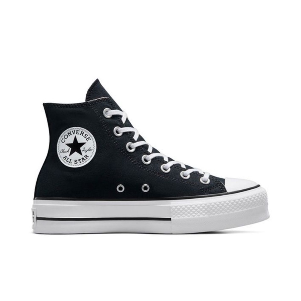 Converse Women's Black and White High-Top Sneakers